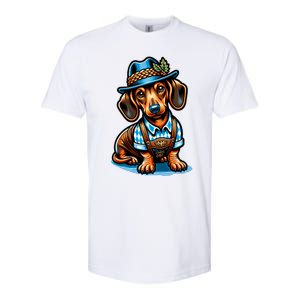 Cute Sausage Dog Ger Oktoberfest Dachshund Lovers Gift Softstyle CVC T-Shirt