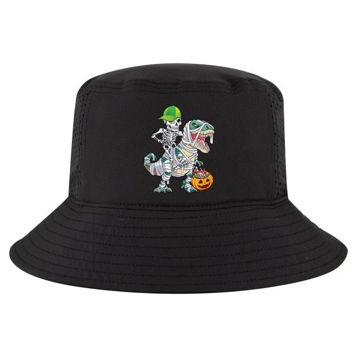 Cool Skeleton Dinosaur Halloween Trick Or Treat Cool Comfort Performance Bucket Hat