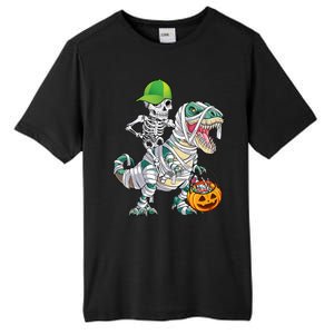 Cool Skeleton Dinosaur Halloween Trick Or Treat Tall Fusion ChromaSoft Performance T-Shirt