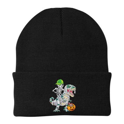 Cool Skeleton Dinosaur Halloween Trick Or Treat Beanie