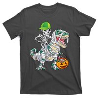 Cool Skeleton Dinosaur Halloween Trick Or Treat T-Shirt