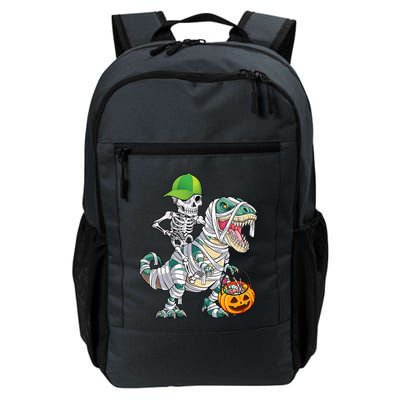 Cool Skeleton Dinosaur Halloween Trick Or Treat Backpack