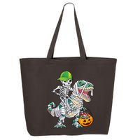 Cool Skeleton Dinosaur Halloween Trick Or Treat 25L Jumbo Tote