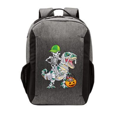 Cool Skeleton Dinosaur Halloween Trick Or Treat Vector Backpack