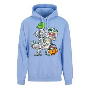 Cool Skeleton Dinosaur Halloween Trick Or Treat Unisex Surf Hoodie