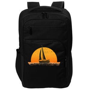 Cute Sailing Design Sailboat Sail Sailing Ship Impact Tech Backpack