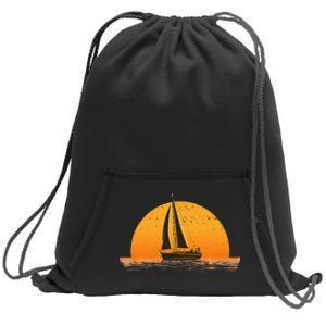 Cute Sailing Design Sailboat Sail Sailing Ship Sweatshirt Cinch Pack Bag