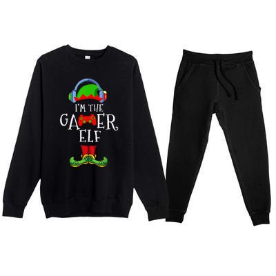 Christmas Santa Deadlift Xmas Weightlift Gym Premium Crewneck Sweatsuit Set