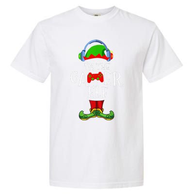 Christmas Santa Deadlift Xmas Weightlift Gym Garment-Dyed Heavyweight T-Shirt