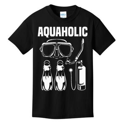 Cool Scuba Diving Themed Design Scuba Dive Kids T-Shirt