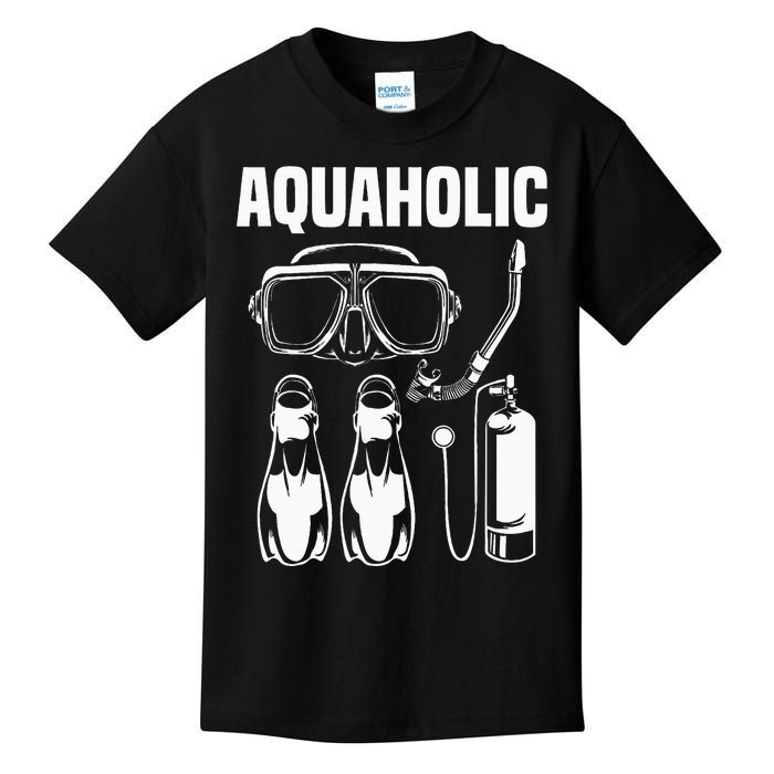 Cool Scuba Diving Themed Design Scuba Dive Kids T-Shirt