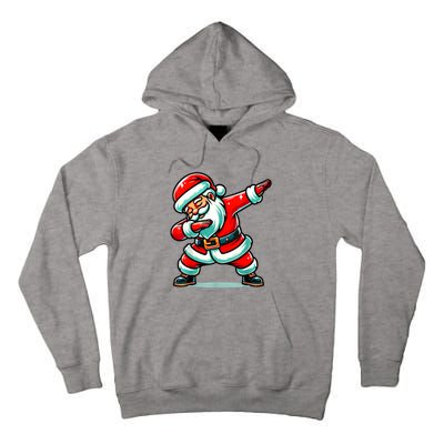 Christmas Santa Dabbing Santa Xmas Funny Tall Hoodie