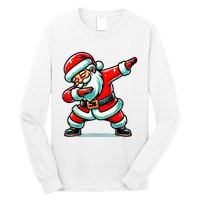 Christmas Santa Dabbing Santa Xmas Funny Long Sleeve Shirt