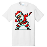 Christmas Santa Dabbing Santa Xmas Funny Tall T-Shirt