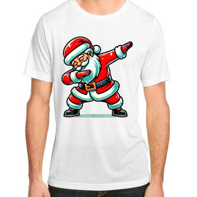 Christmas Santa Dabbing Santa Xmas Funny Adult ChromaSoft Performance T-Shirt