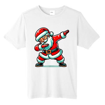 Christmas Santa Dabbing Santa Xmas Funny Tall Fusion ChromaSoft Performance T-Shirt