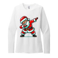 Christmas Santa Dabbing Santa Xmas Funny Womens CVC Long Sleeve Shirt