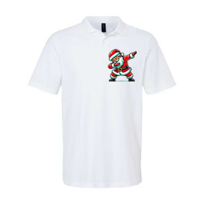 Christmas Santa Dabbing Santa Xmas Funny Softstyle Adult Sport Polo