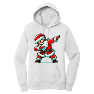 Christmas Santa Dabbing Santa Xmas Funny Women's Pullover Hoodie