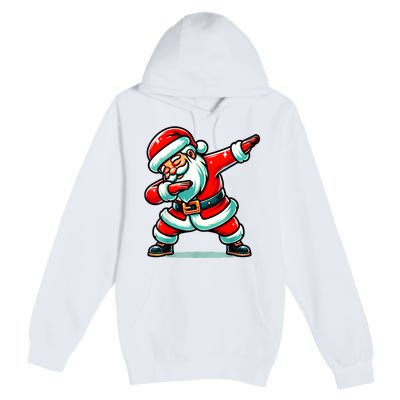 Christmas Santa Dabbing Santa Xmas Funny Premium Pullover Hoodie