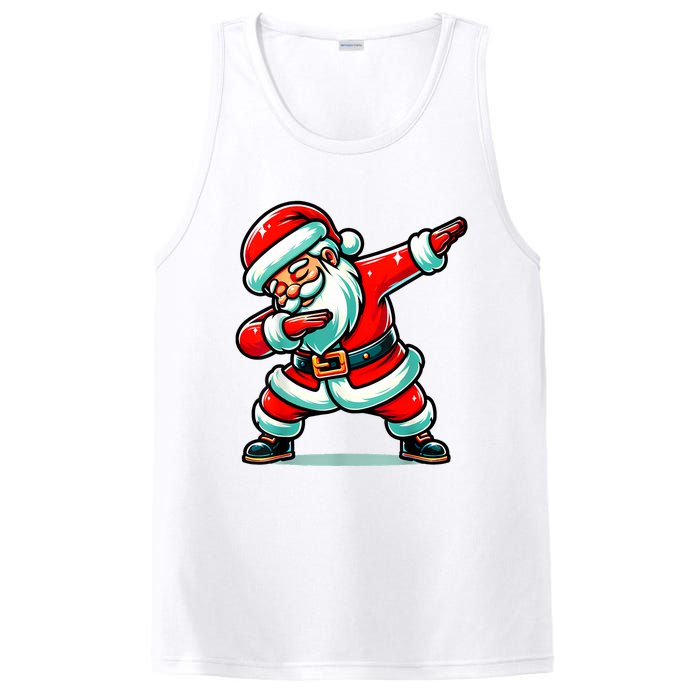 Christmas Santa Dabbing Santa Xmas Funny PosiCharge Competitor Tank