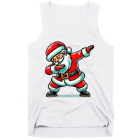 Christmas Santa Dabbing Santa Xmas Funny Tank Top