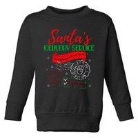 Christmas Santa's Delivery Service L&D Labor Delivery Nurse Toddler Sweatshirt