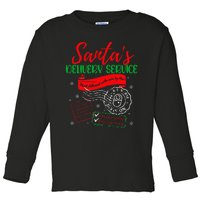 Christmas Santa's Delivery Service L&D Labor Delivery Nurse Toddler Long Sleeve Shirt