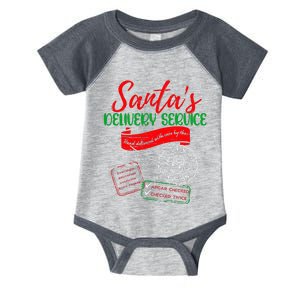 Christmas Santa's Delivery Service L&D Labor Delivery Nurse Infant Baby Jersey Bodysuit