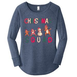 Christmas Squad Designs Family Christmas Gift Women's Perfect Tri Tunic Long Sleeve Shirt