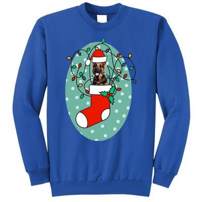 Christmas Stocking Dog Ger Shepherd Meaningful Gift Sweatshirt