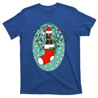 Christmas Stocking Dog Ger Shepherd Meaningful Gift T-Shirt