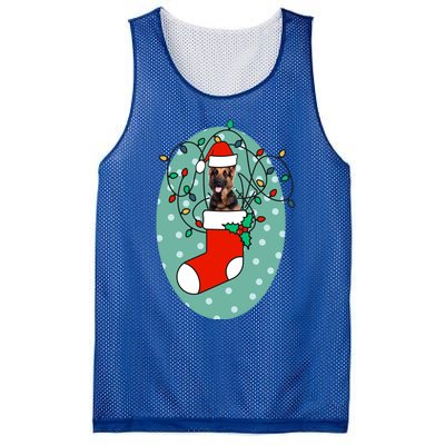 Christmas Stocking Dog Ger Shepherd Meaningful Gift Mesh Reversible Basketball Jersey Tank