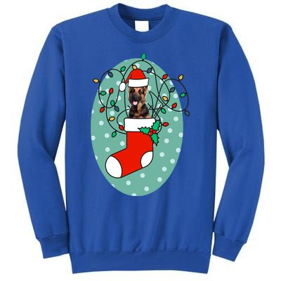 Christmas Stocking Dog Ger Shepherd Meaningful Gift Tall Sweatshirt