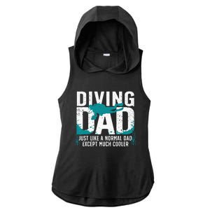 Cool Scuba Diving For Dad Men Ocean Scuba Diver Instructor Ladies PosiCharge Tri-Blend Wicking Draft Hoodie Tank