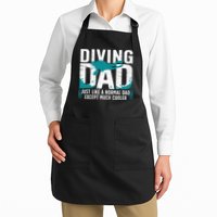 Cool Scuba Diving For Dad Men Ocean Scuba Diver Instructor Apron