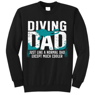 Cool Scuba Diving For Dad Men Ocean Scuba Diver Instructor Sweatshirt
