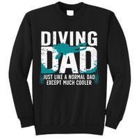 Cool Scuba Diving For Dad Men Ocean Scuba Diver Instructor Sweatshirt