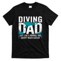 Cool Scuba Diving For Dad Men Ocean Scuba Diver Instructor T-Shirt