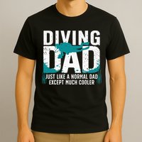 Cool Scuba Diving For Dad Men Ocean Scuba Diver Instructor T-Shirt