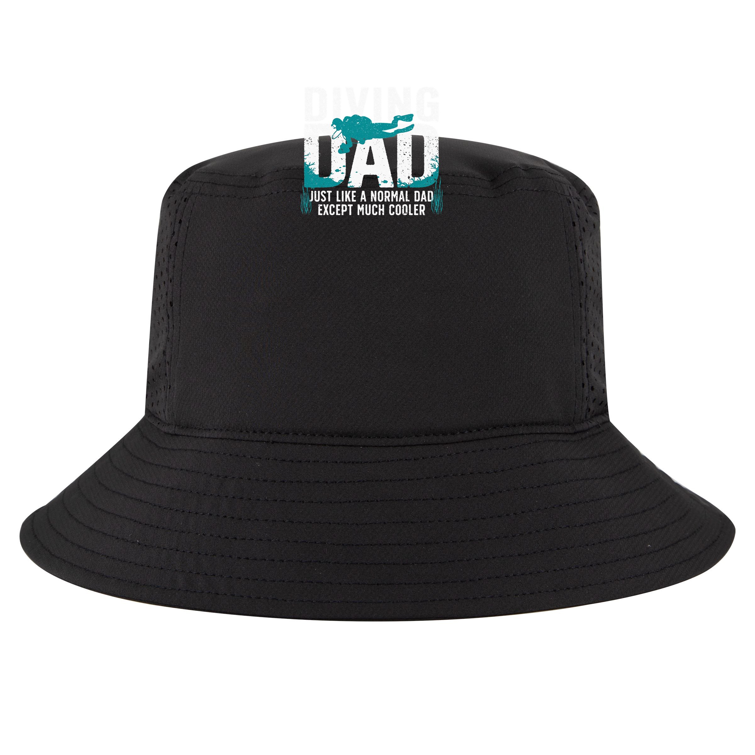 Cool Scuba Diving For Dad Men Ocean Scuba Diver Instructor Bucket Hat