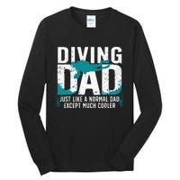 Cool Scuba Diving For Dad Men Ocean Scuba Diver Instructor Tall Long Sleeve T-Shirt