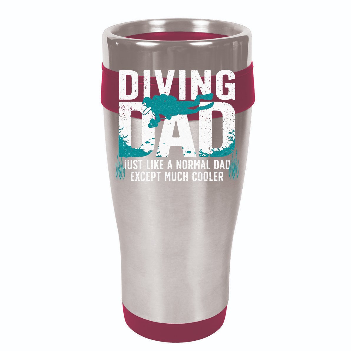 Cool Scuba Diving For Dad Men Ocean Scuba Diver Instructor Cooling Performance Long Sleeve Crew