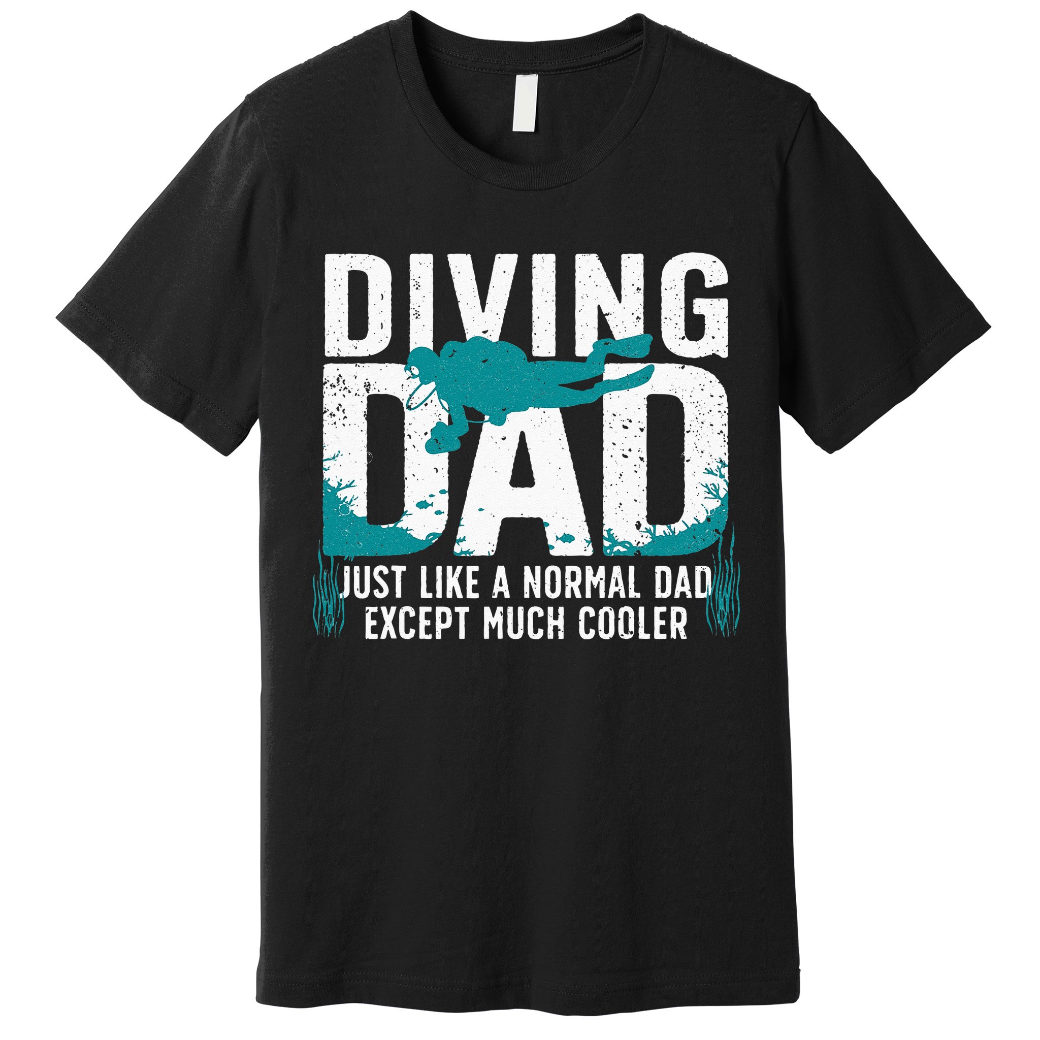 Cool Scuba Diving For Dad Men Ocean Scuba Diver Instructor Premium T-Shirt