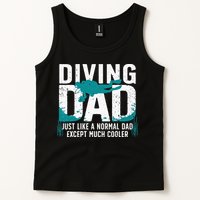 Cool Scuba Diving For Dad Men Ocean Scuba Diver Instructor Tank Top