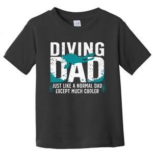 Cool Scuba Diving For Dad Men Ocean Scuba Diver Instructor Toddler T-Shirt