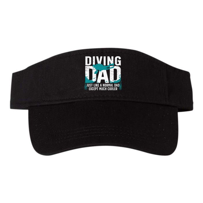 Cool Scuba Diving For Dad Men Ocean Scuba Diver Instructor Visor