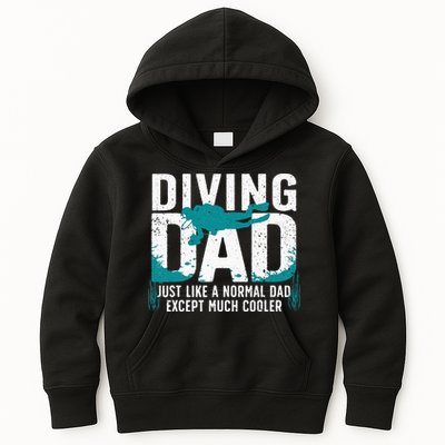 Cool Scuba Diving For Dad Men Ocean Scuba Diver Instructor Kids Hoodie