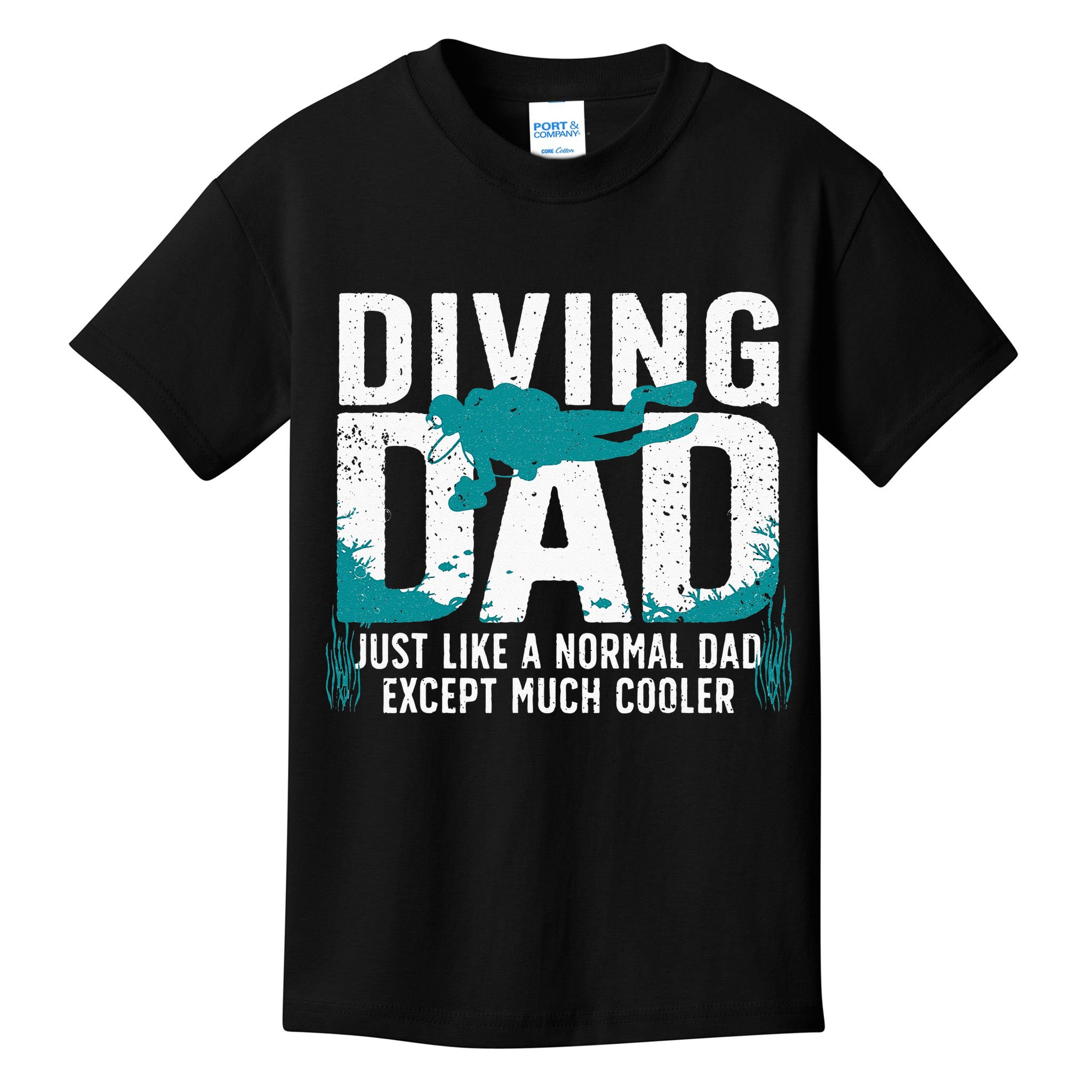 Cool Scuba Diving For Dad Men Ocean Scuba Diver Instructor Kids T-Shirt