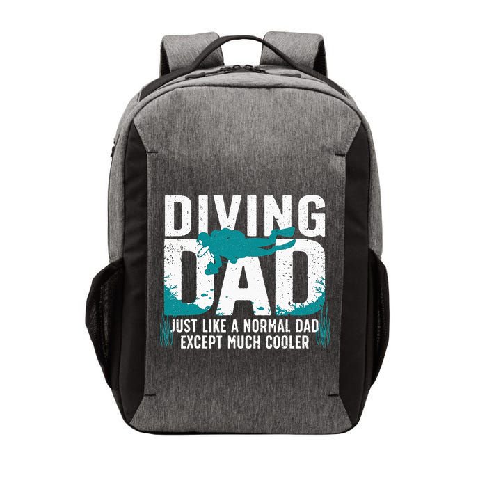 Cool Scuba Diving For Dad Men Ocean Scuba Diver Instructor Vector Backpack